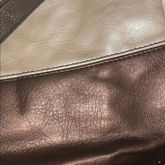 Bronze and gold tote bag - Picture 5 of 5